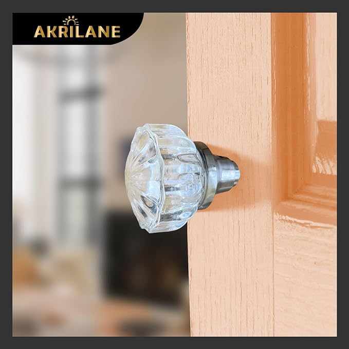 Akrilane door knobs