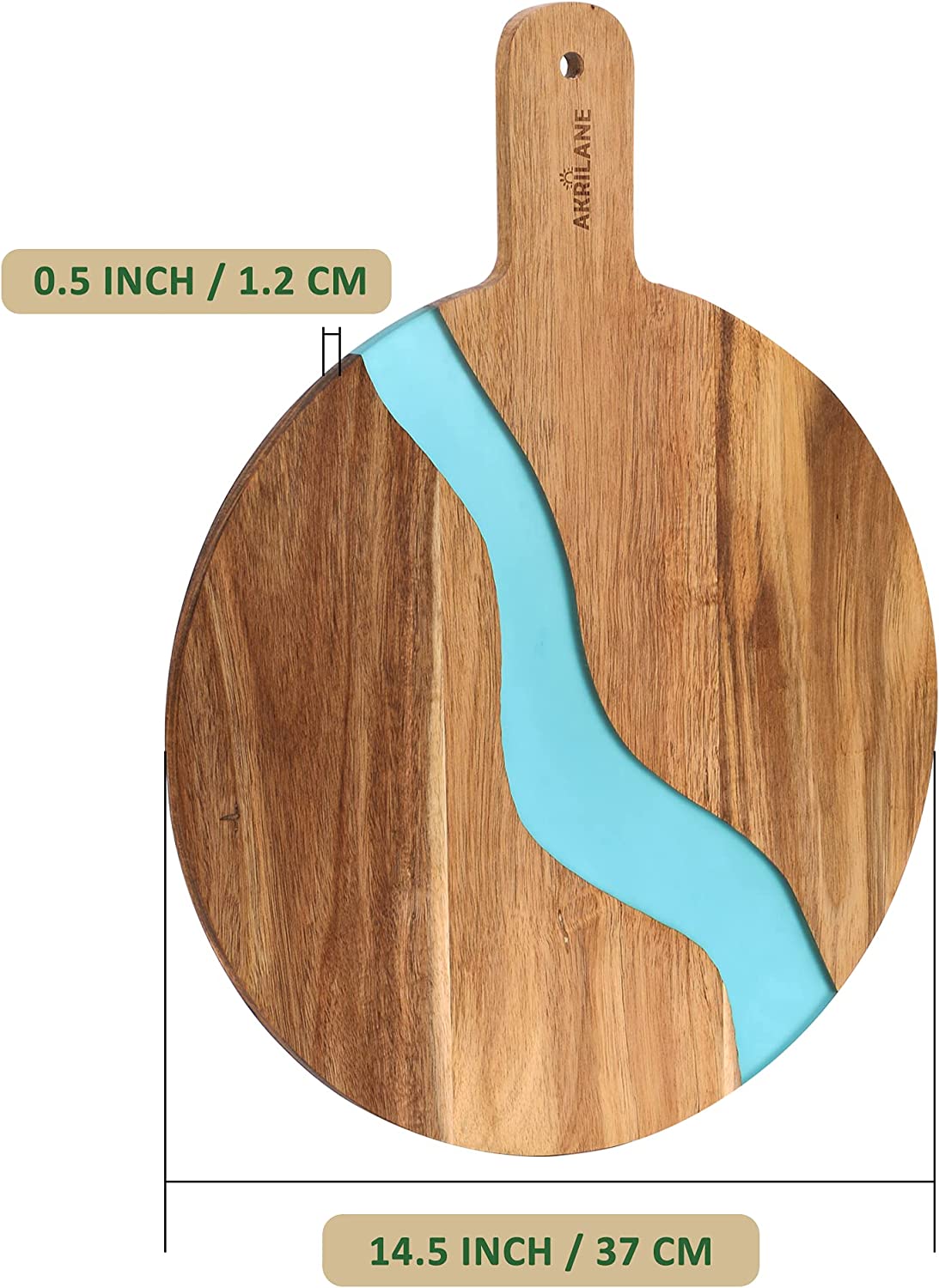 Cheese Cutting Board | Cheese Board with Handle | Akrilane