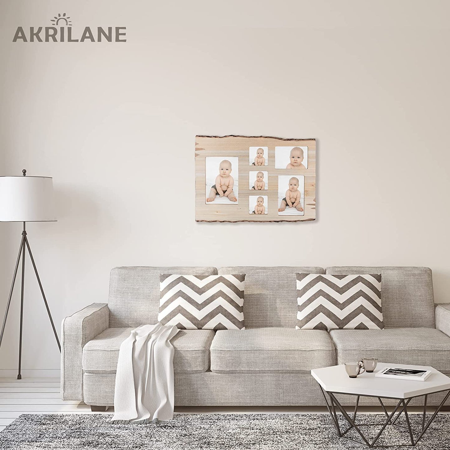 Rustic Photo Frame | 6 Opening Picture Frame | Akrilane