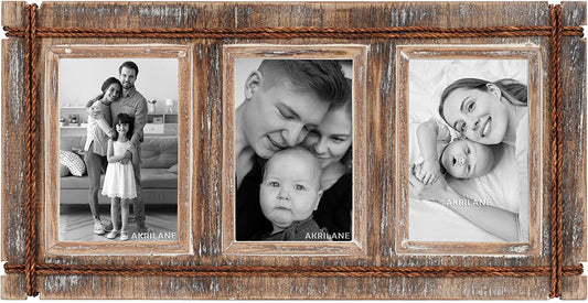 Wood Picture Frames | 3 Opening Picture Frame | Akrilane