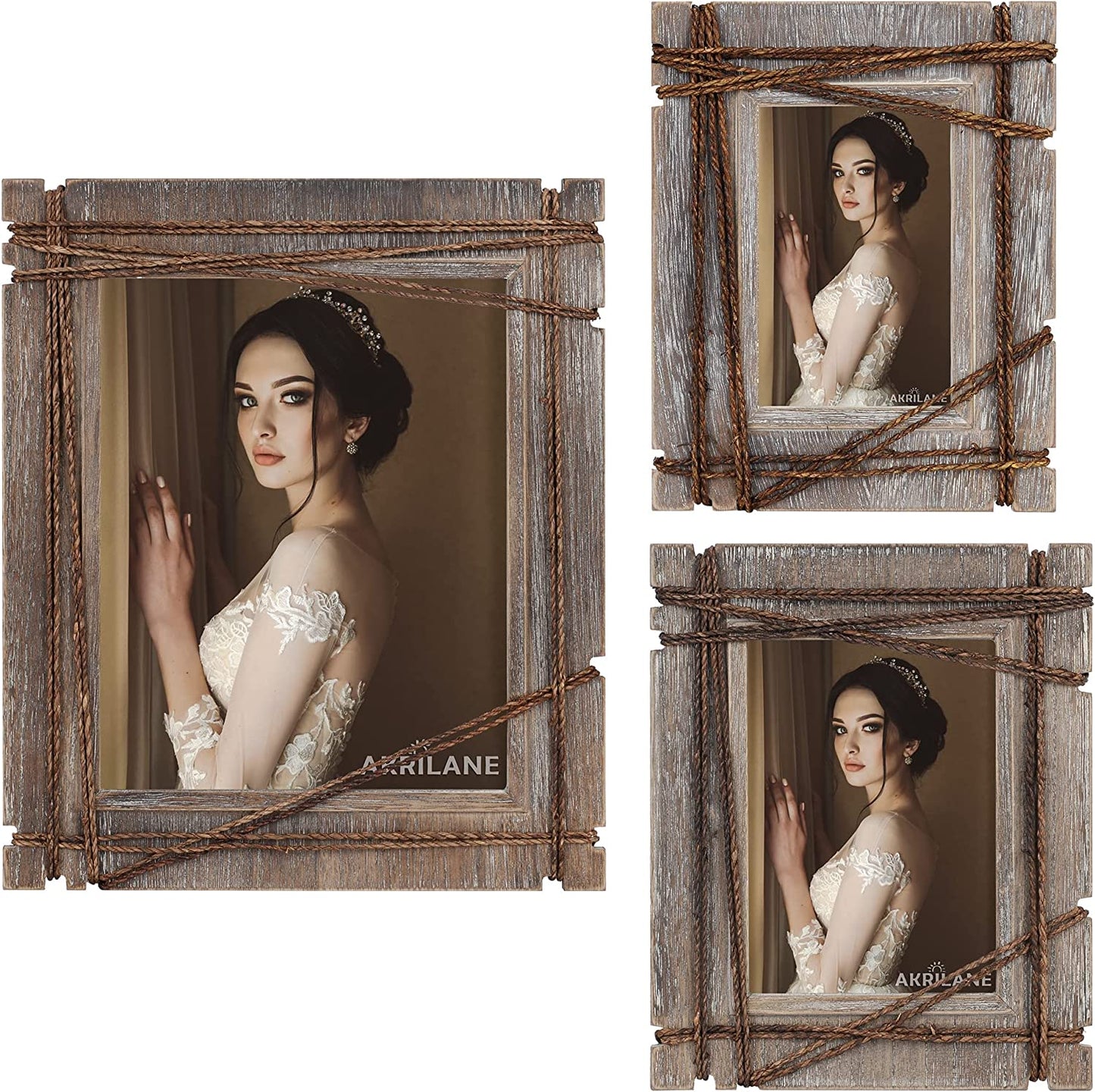 Wall Photo Frames | Square Wooden Picture Frames | Akrilane