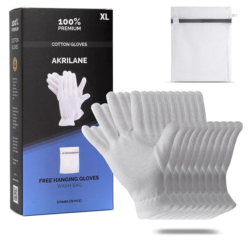 Find the Perfect Fit: Extra Large Cotton Gloves for Eczema Relief and Skin Protection - Akrilane