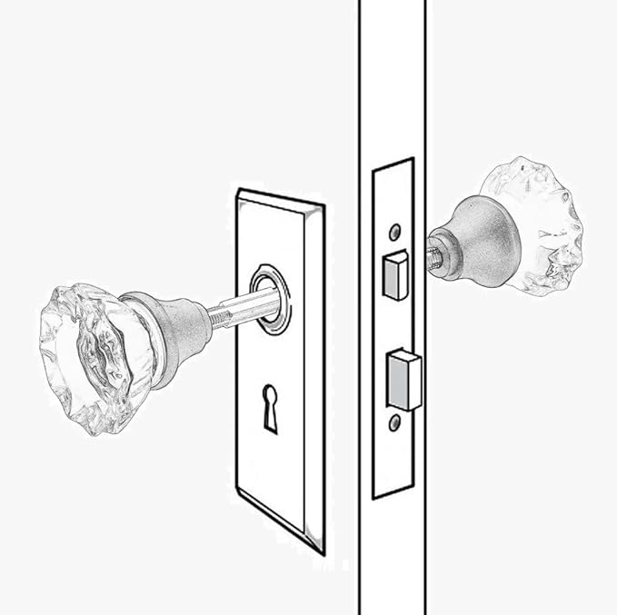 Illustration of beautiful door knobs