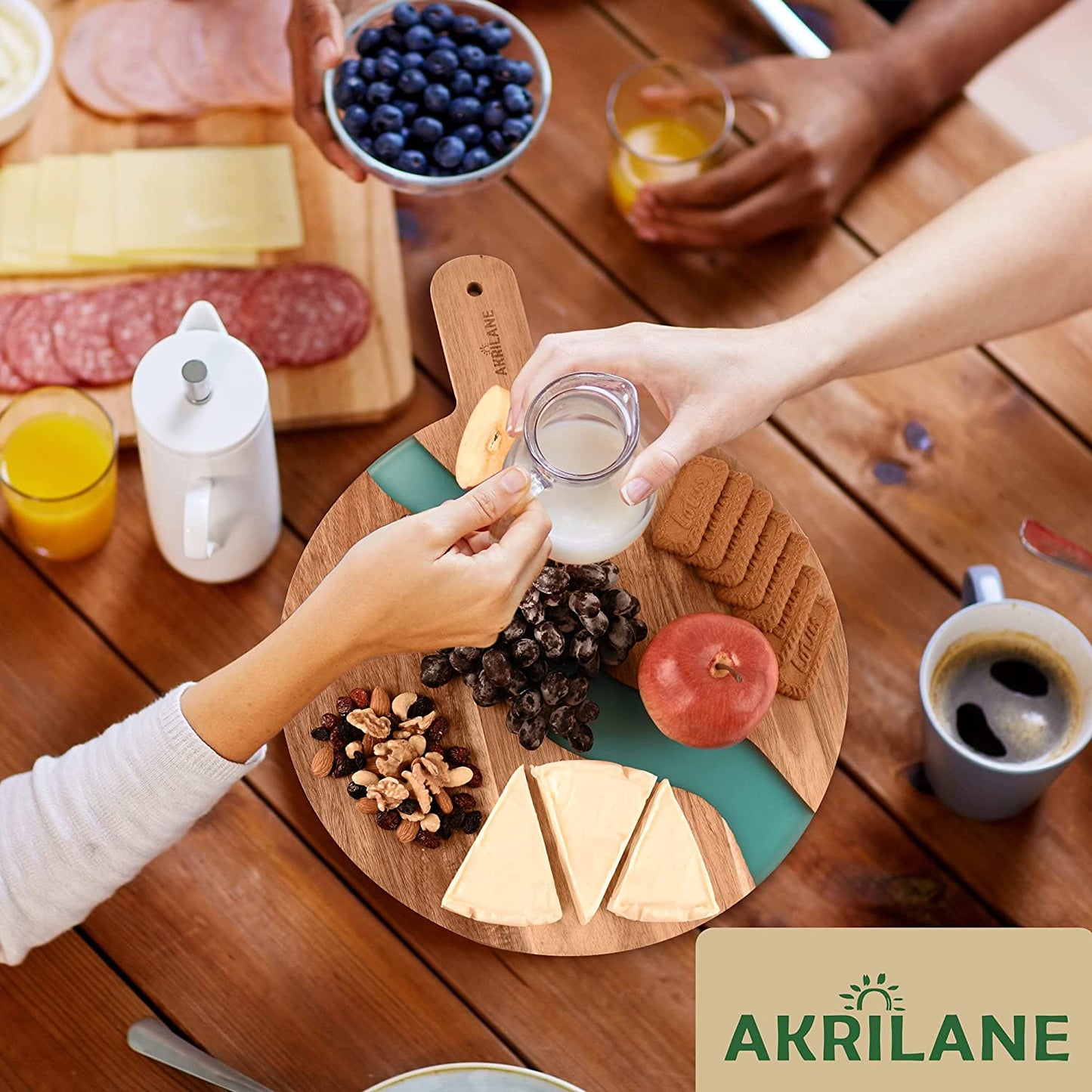 Cheese Cutting Board | Cheese Board with Handle | Akrilane