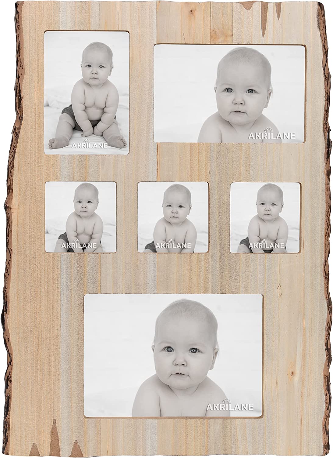 Rustic Photo Frame | 6 Opening Picture Frame | Akrilane