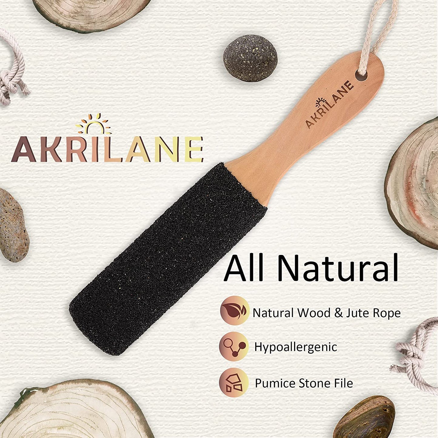 Heel Callus Remover | Feet Dead Skin Remover | Akrilane